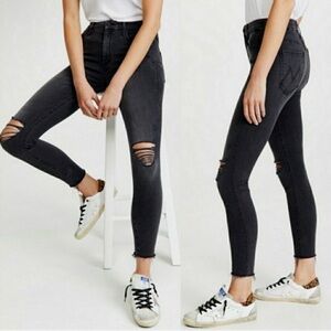 MOTHER Looker Ankle Fray Guilty As Sin Size 31